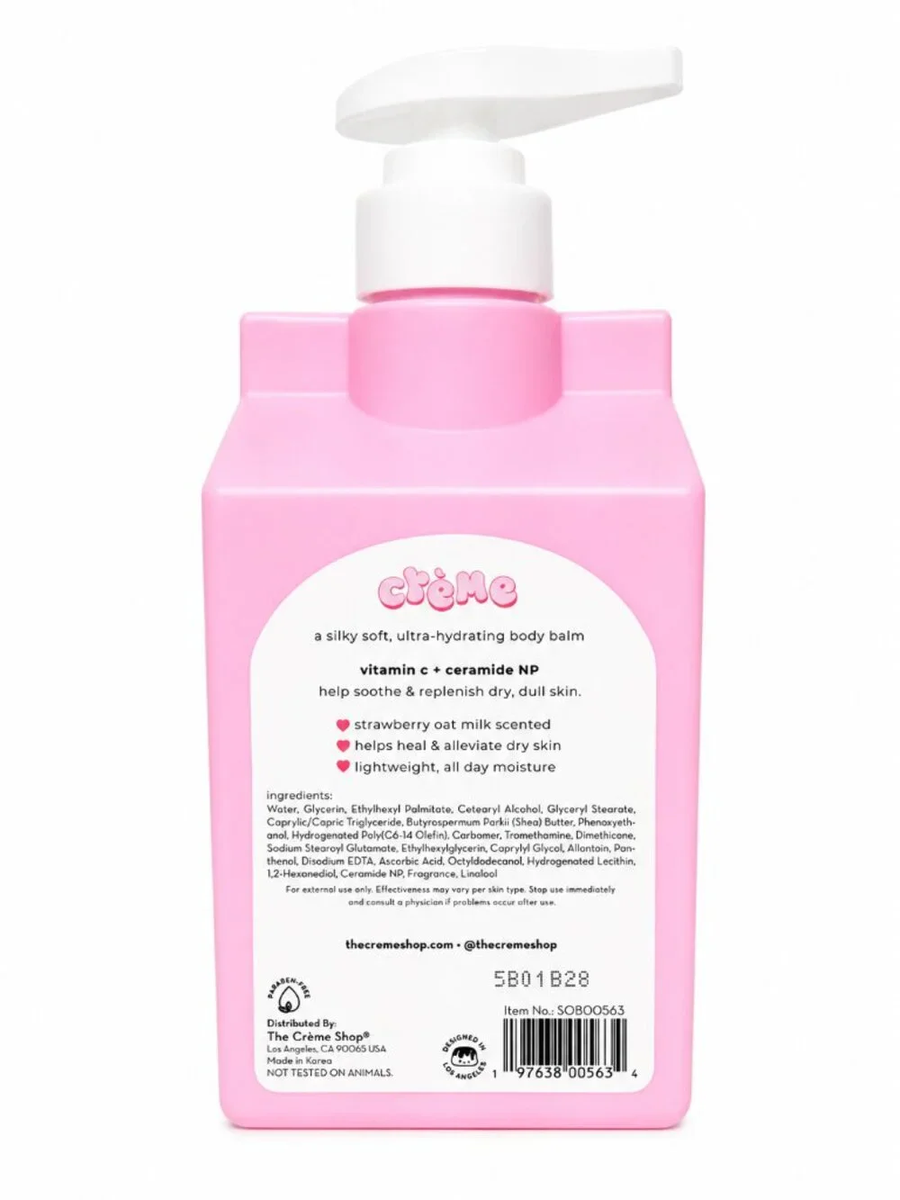 The Crème Shop Strawberry oat milk Body Balm